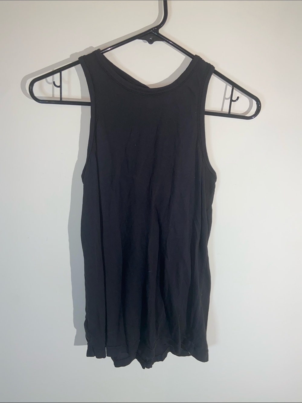 Lou&Grey Black Sleeveless Tank Top w/ Bow Keyhole Detail on Back Size S
